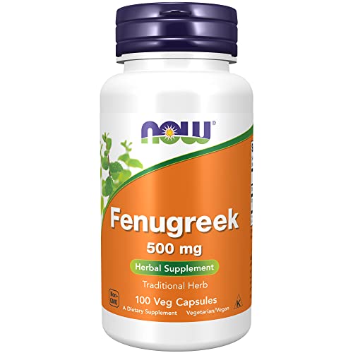 NOW Supplements, Fenugreek (Trigonella foenum-graecum) 500 mg, Herbal Supplement, 250 Veg Capsules