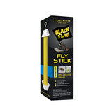 Black Flag Fly Stick, Trap Houseflies and Flying Insects, Pack of 6