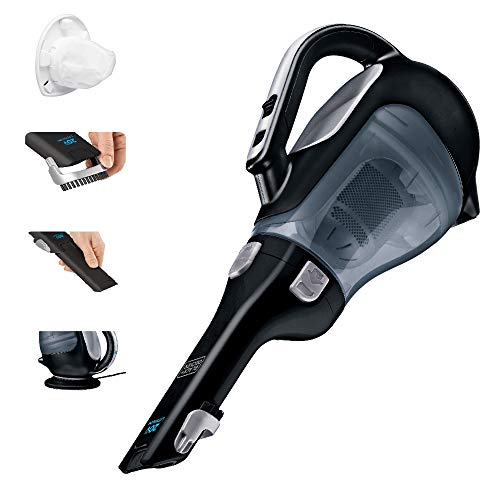 BLACK+DECKER 20V Cordless Handheld Vacuum with Pivoting Nozzle and Washable Filter (BDH2000L)
