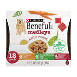 Purina Beneful Wet Dog Food Variety Pack, Medleys Tuscan, Romana & Mediterranean Style - (30) 3 oz. Cans