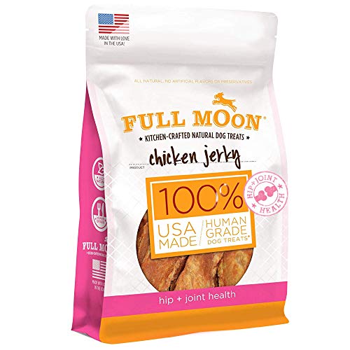 Full Moon Chicken Jerky Healthy All Natural Dog Treats Human Grade For Hip And Joint 12 oz