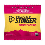 Honey Stinger Organic Fruit Smoothie Energy Chew | Gluten Free & Caffeine Free | For Exercise, Running and Performance | Sports Nutrition for Home & Gym, Pre and Mid Workout | 12 Pack, 21.6 Ounce