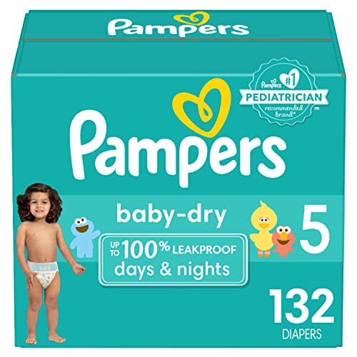 Pampers Baby Dry Diapers Size 1, 204 count - Disposable Diapers