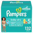 Pampers Baby Dry Diapers Size 1, 204 count - Disposable Diapers