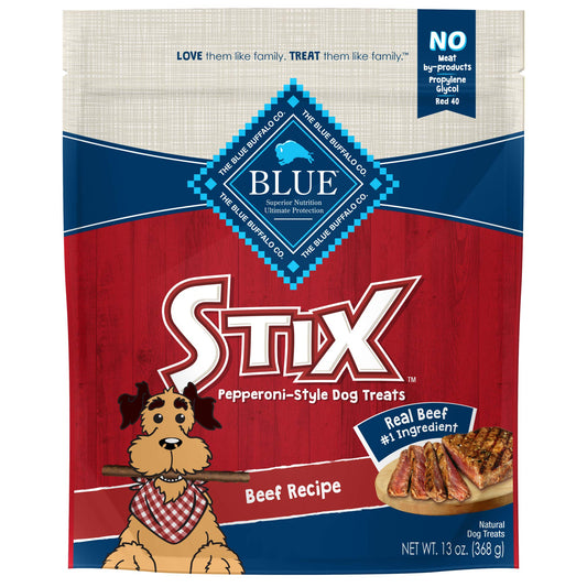 Blue Buffalo Stix Natural Soft-Moist Dog Treats, Chicken Recipe 24-oz Bag