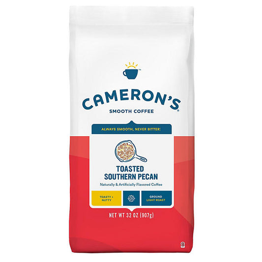 Cameron's Light Roast Ground Coffee, Toasted Southern Pecan (32 oz.)
