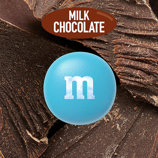 M&M’S Milk Chocolate Light Blue Bulk Candy in Resealable Pack (3.5 lbs.)