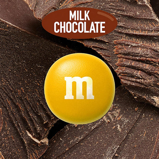 M&M’S Milk Chocolate Yellow Bulk Candy in Resealable Pack (3.5 lbs.)