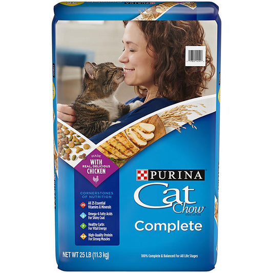 Purina Cat Chow Complete Dry Cat Food (25 lbs.)