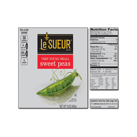 Le Sueur Very Young Small Sweet Peas (15 oz., 8 ct.)