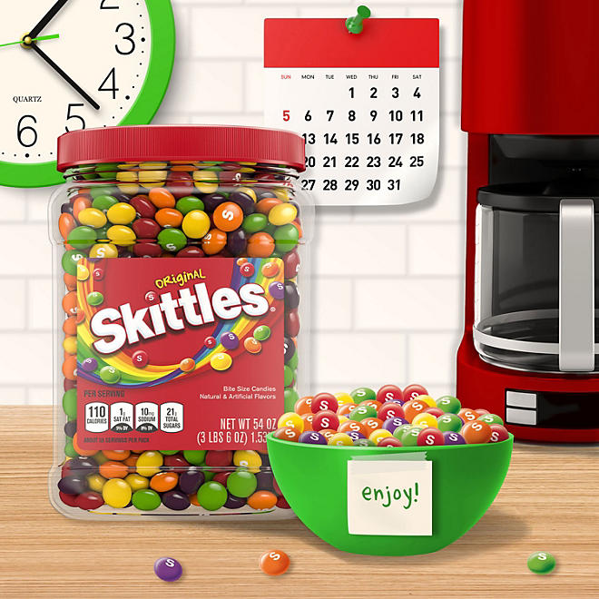 Skittles Original Chewy Candy Bulk Jar (54 oz.)