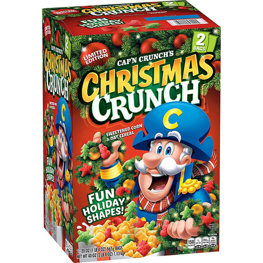Cap'n Crunch's Limited Edition Christmas Crunch Cereal (20 oz., 2pk.)