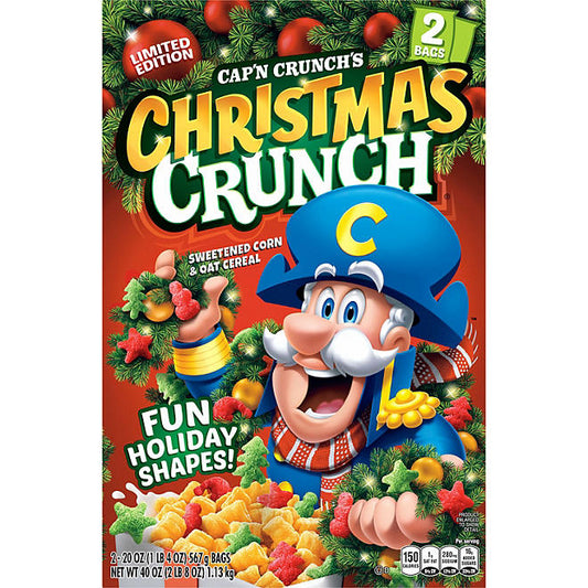 Cap'n Crunch's Limited Edition Christmas Crunch Cereal (20 oz., 2pk.)