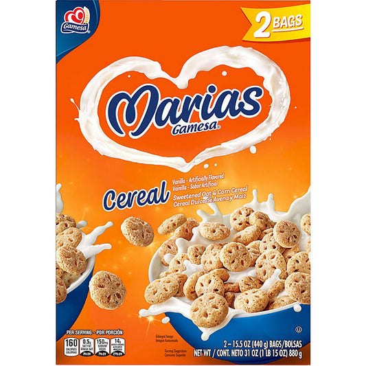 Maria's Gamesa Vanilla Flavored Cereal (31 oz., 2 pk.)