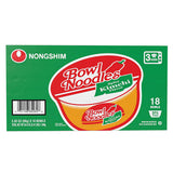Nongshim Spicy Kimchi Ramen Noodle Soup Bowl (3.03 oz., 18 ct.)