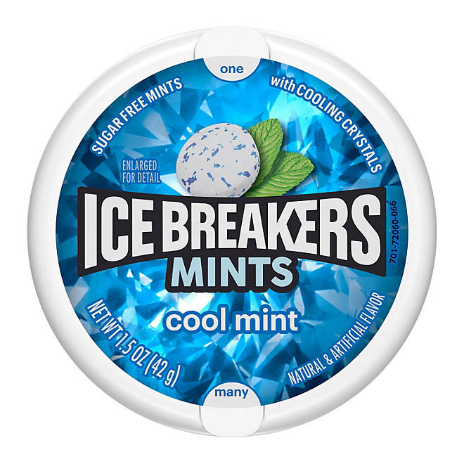 ICE BREAKERS Coolmint Sugar Free Breath Mints Tins (1.5 oz., 8 ct.)