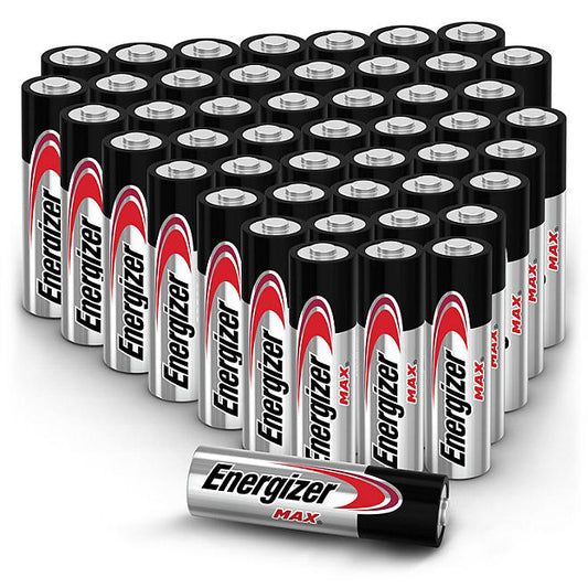 Energizer MAX AA Alkaline Batteries (48 Pack)