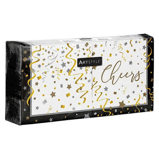 Artstyle Silver and Gold Celebration Lunch Napkins, 6.5" (200 ct.)
