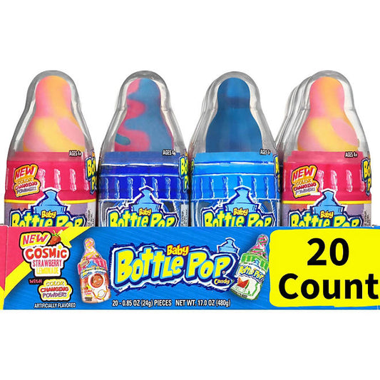 Baby Bottle Pop Candy, Assorted Variety Pack (0.85 oz., 20 ct.)