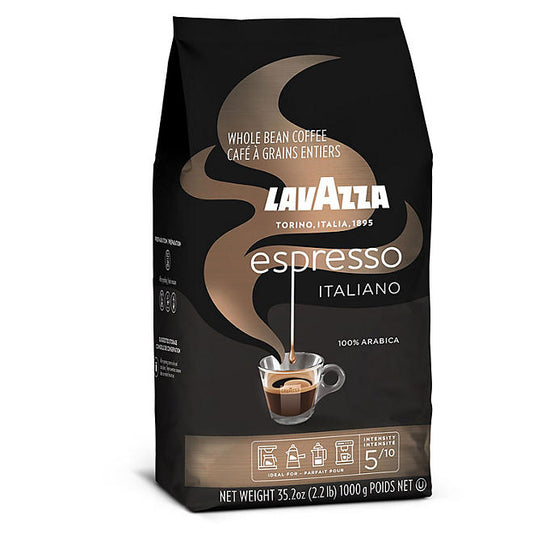 Lavazza Medium Roast Whole Bean Coffee, Caffe Espresso(35.2 oz.)
