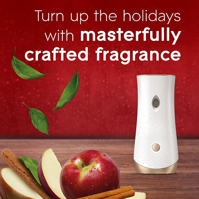 Glade Automatic Spray Air Freshener, 1 Holder + 3 Refills (Autumn Spiced Apple)