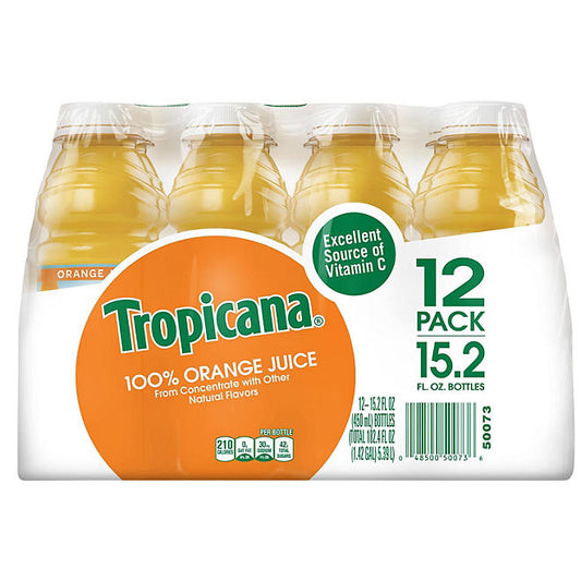 Tropicana Orange Juice (15.2 oz., 12 pk.)