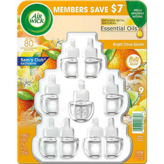 Air Wick Scented Oil Air Freshener Refills, 9 ct. (Choose Your Scent)