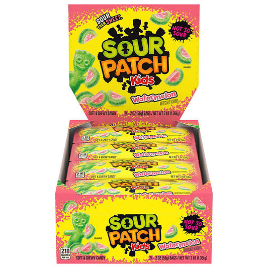 SOUR PATCH KIDS Watermelon Soft Chewy Candy (2 oz., 24 pk.)