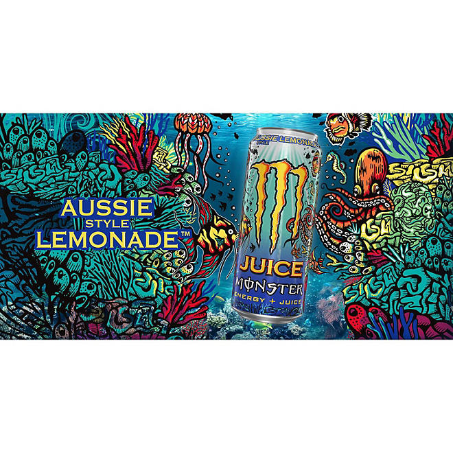 Monster Energy Juice Aussie Lemonade (16 fl. oz., 24 pk.)