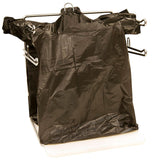 Black T-Shirt Carryout Bags, 11.5" x 6.5" x 22" (1,000 ct.)