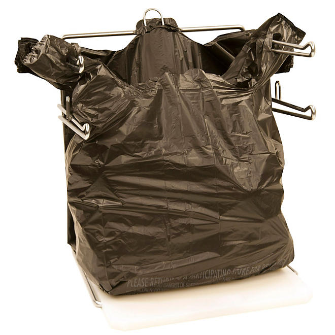 Black T-Shirt Carryout Bags, 11.5" x 6.5" x 22" (1,000 ct.)