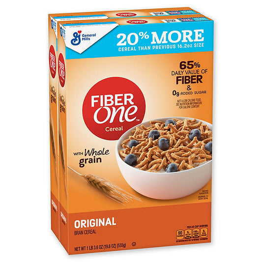 Fiber One Original Bran Cereal (39.2 oz., 2 pk.)