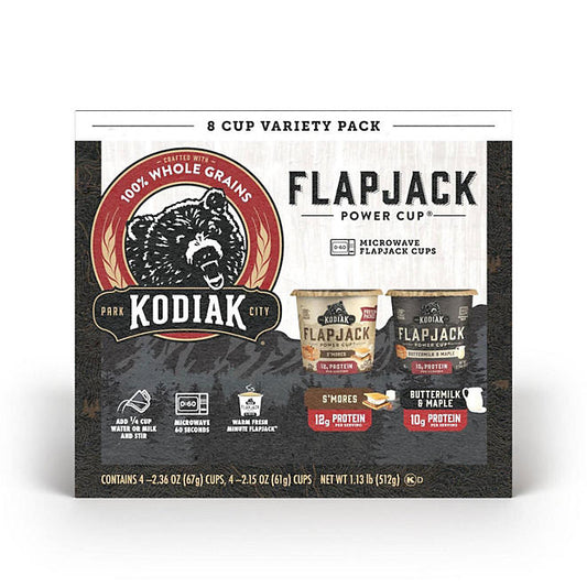 Kodiak Cakes Flapjack Power Cups, Variety Pack (8 pk.)