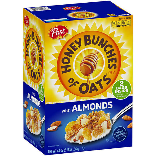 Honey Bunches of Oats with Crispy Almonds (48 oz., 2 pk.)