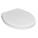 Centoco Toilet Seat, Round, Wood, Heavy Duty Toilet Seat, Toilet Lid, For Standard Toilets, Molded Wood with Centocore Technology, Made in the USA, 700-001, White