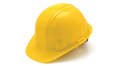 Pyramex Safety Products HP14030 Sl Series 4 pt. Snap Lock Suspension Hard Hat, Yellow