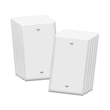 ENERLITES 8801-W-10PCS, Blank Device Wall Plate, Gloss Finish, Standard Size 1-Gang 4.50 x 2.76, Polycarbonate Thermoplastic, Electrical Covers for Unused Outlets/Switches, White 10 Pack