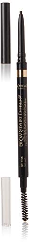 L'Oreal Paris Makeup Brow Stylist Definer Waterproof Eyebrow Pencil, Ultra-Fine Mechanical Pencil, Draws Tiny Brow Hairs and Fills in Sparse Areas and Gaps, Light Brunette, 0.003 Ounce (Pack of 2)