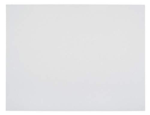 School Smart Railroad Boards, 22 x 28 Inches, 6-Ply, White, Pack of 25 - 1485742