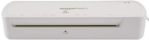 Amazon Basics 12-Inch Thermal Laminator Machine, White