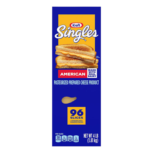 Kraft Singles American Cheese Slices, 96 ct.
