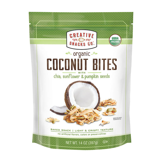 Creative Snacks Organic Coconut Bites, 14 oz.