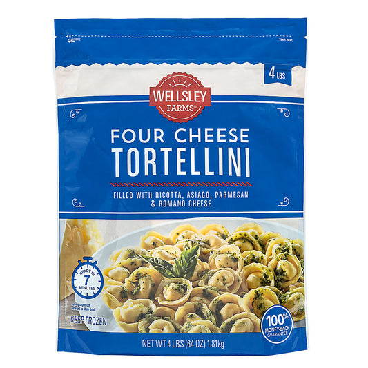 Wellsley Farms Four Cheese Tortellini, 4 lbs.