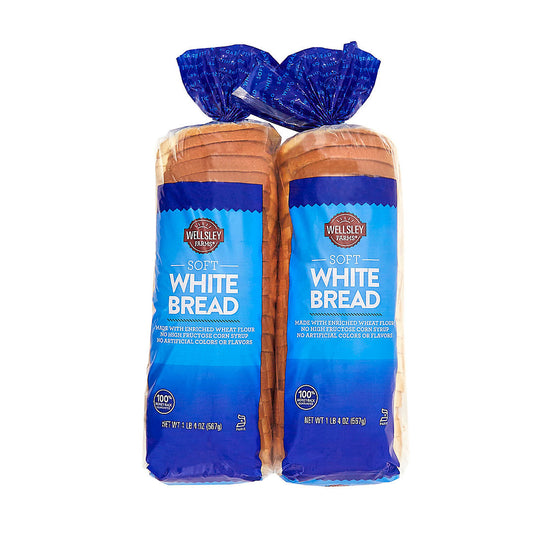 Wellsley Farms White Bread, 2 pk./20 oz.