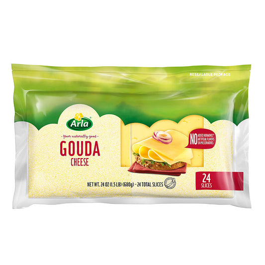 Arla Dofino Gouda Cheese Slices, 24 oz.