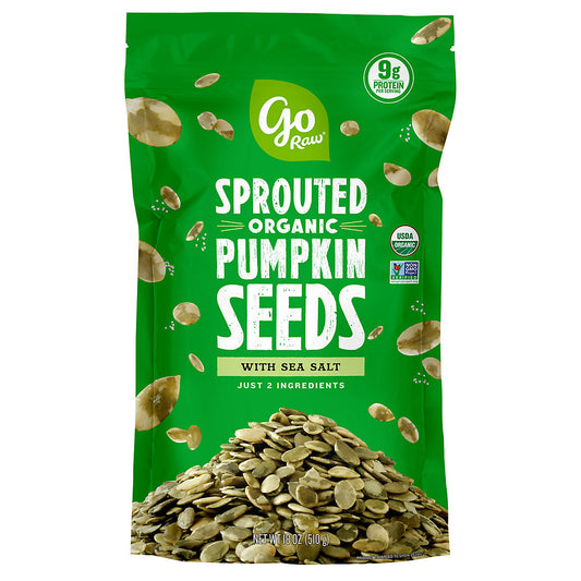 Go Raw Organic Sprouted Pumpkin Seeds with Sea Salt, 18 oz.