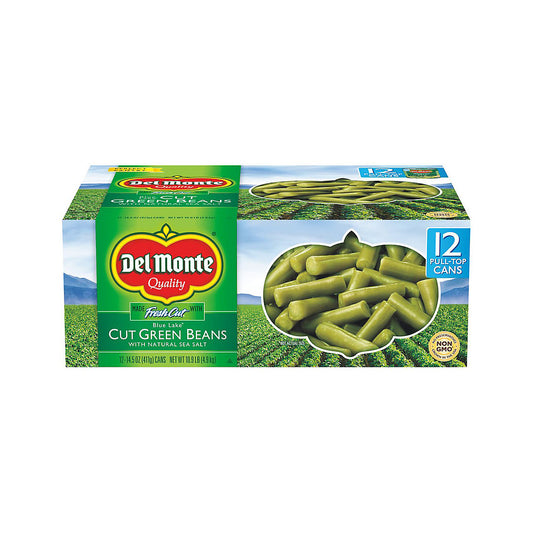 Del Monte Cut Green Beans, 12 ct.