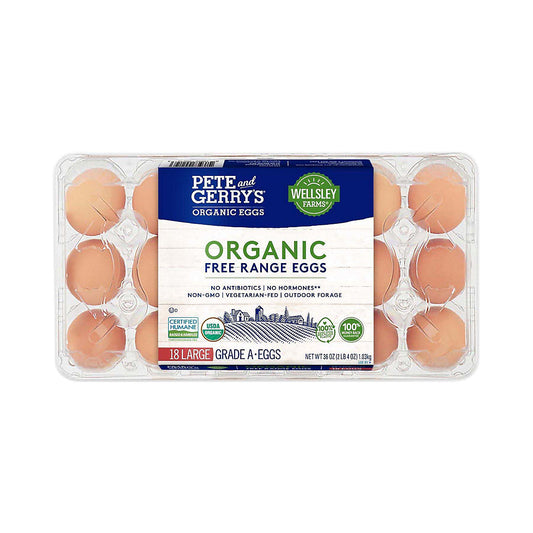 Wellsley Farms by Pete & Gerry's Organic Eggs, 18 ct.