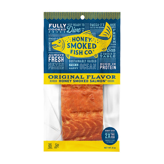 Honey Smoked Fish Co. Original Flavor Honey Smoked Salmon, 8 oz.