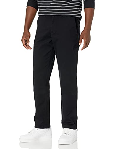 Amazon Essentials Men's Straight-Fit Casual Stretch Khaki Pant, Burgundy, 38W x 32L